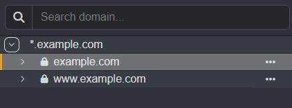 Expanding the Sitemap of a Fully Qualified Domain Name (FQDN).